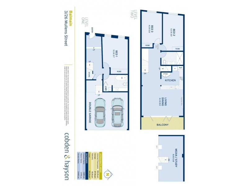 3/26 Mullens Street, Balmain NSW 2041 Floorplan