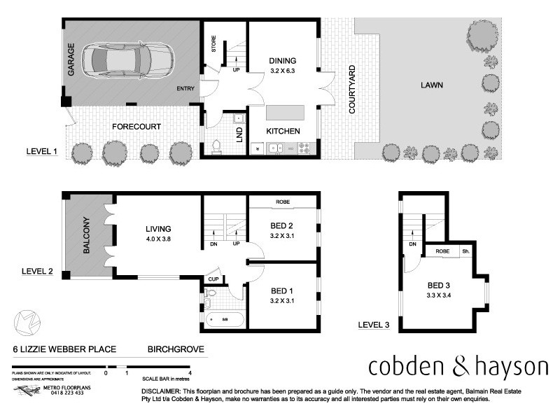 6 Lizzie Webber Place, Birchgrove NSW 2041 Floorplan