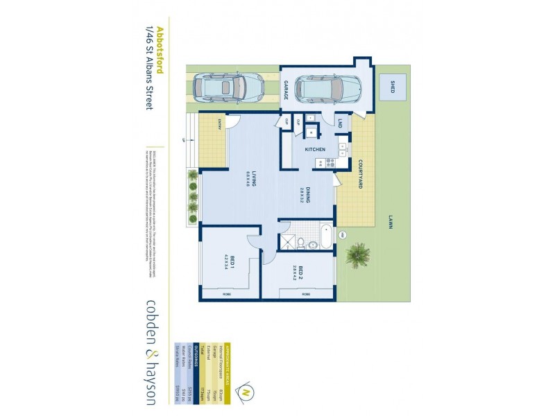 1/46 St Albans Street, Abbotsford NSW 2046 Floorplan