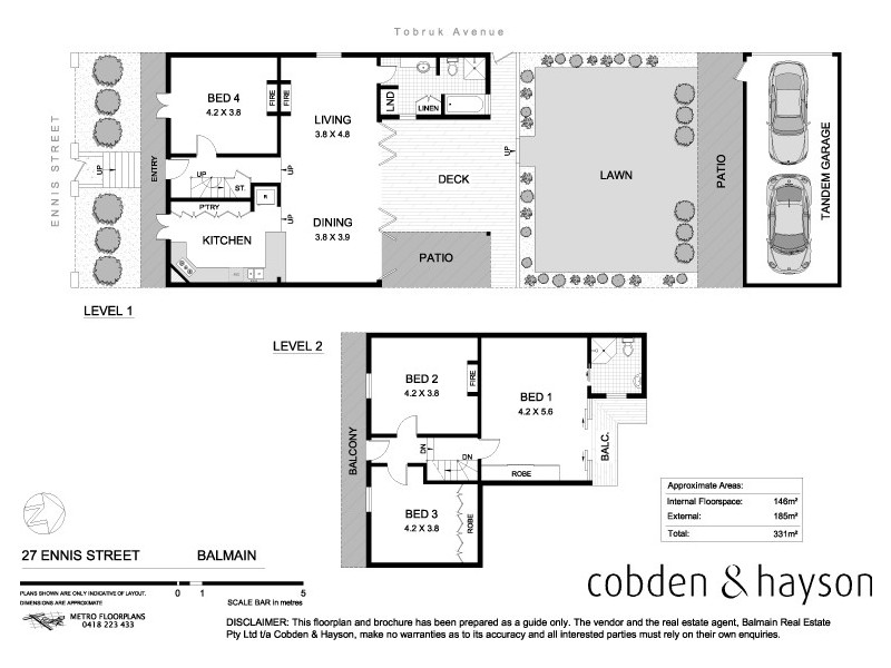 27 Ennis Street, Balmain NSW 2041 Floorplan