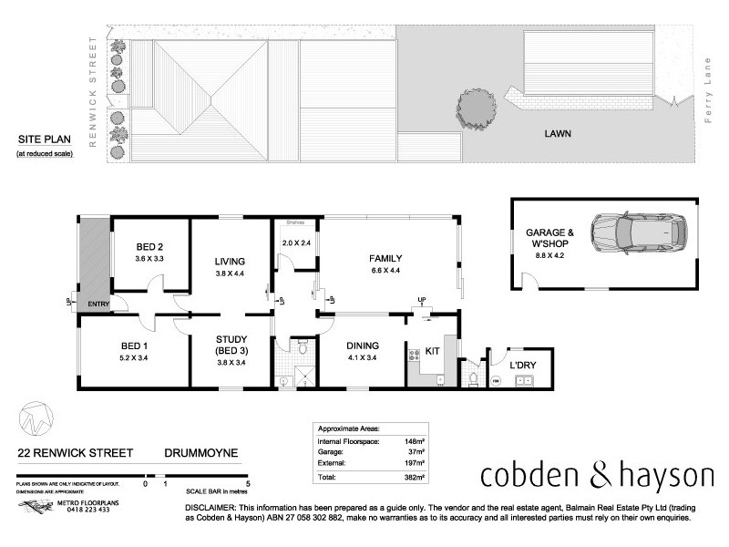 22 Renwick Street, Drummoyne NSW 2047 Floorplan