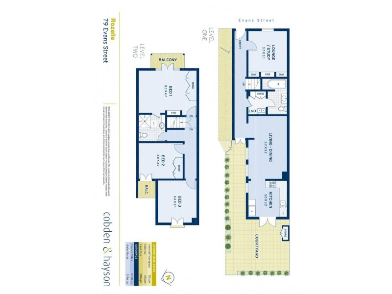 79 Evans Street, Rozelle NSW 2039 Floorplan