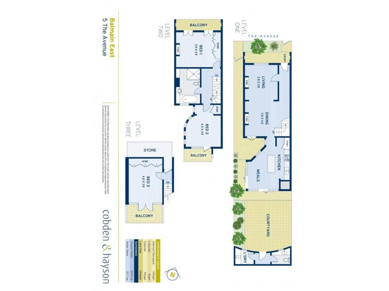 5 The Avenue, Balmain East NSW 2041 Floorplan