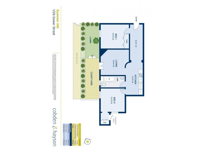 1/26 Gower Street, Summer Hill NSW 2130 Floorplan