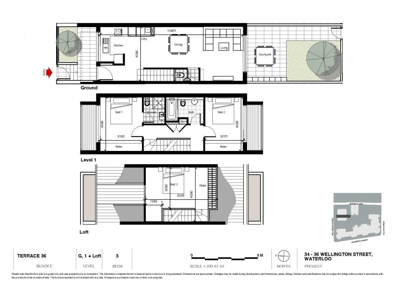 36 Wellington Street, Waterloo NSW 2017 Floorplan