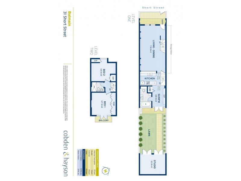 31 Short Street, Balmain NSW 2041 Floorplan