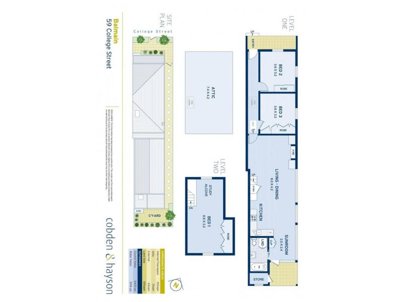 59 College Street, Balmain NSW 2041 Floorplan