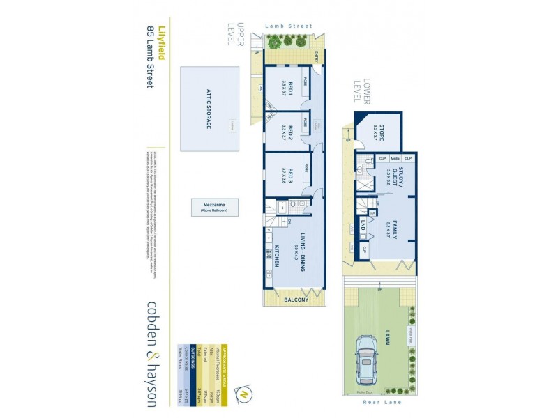 85 Lamb Street, Lilyfield NSW 2040 Floorplan