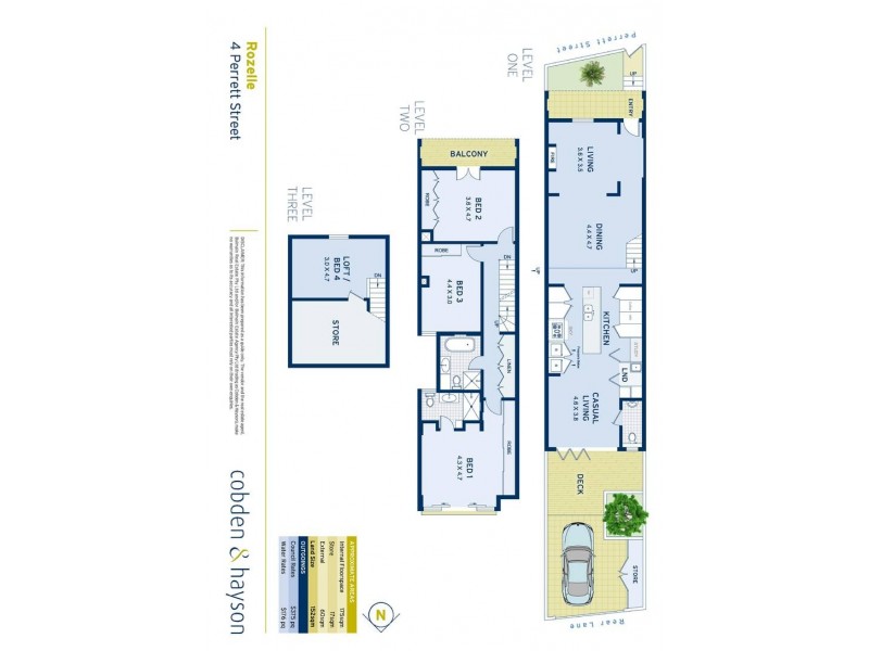 4 Perrett Street, Rozelle NSW 2039 Floorplan