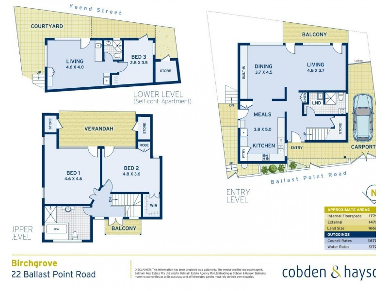 22 Ballast Point Road, Birchgrove NSW 2041 Floorplan