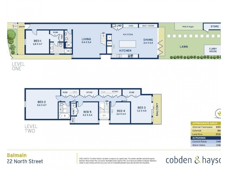 22 North Street, Balmain NSW 2041 Floorplan