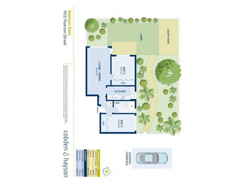 19/2 Pearson Street, Balmain East NSW 2041 Floorplan