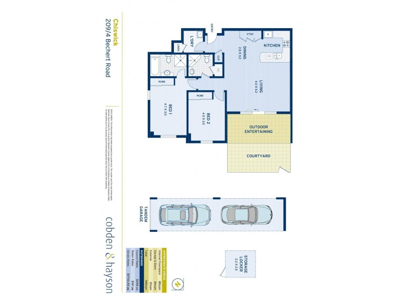 209/4 Bechert Road, Chiswick NSW 2046 Floorplan