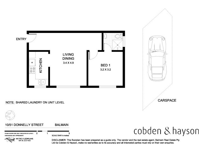10/51 Donnelly Street, Balmain NSW 2041 Floorplan