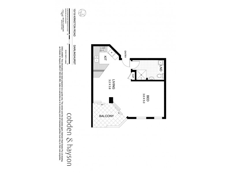 10/19 Kirketon Road, Darlinghurst NSW 2010 Floorplan