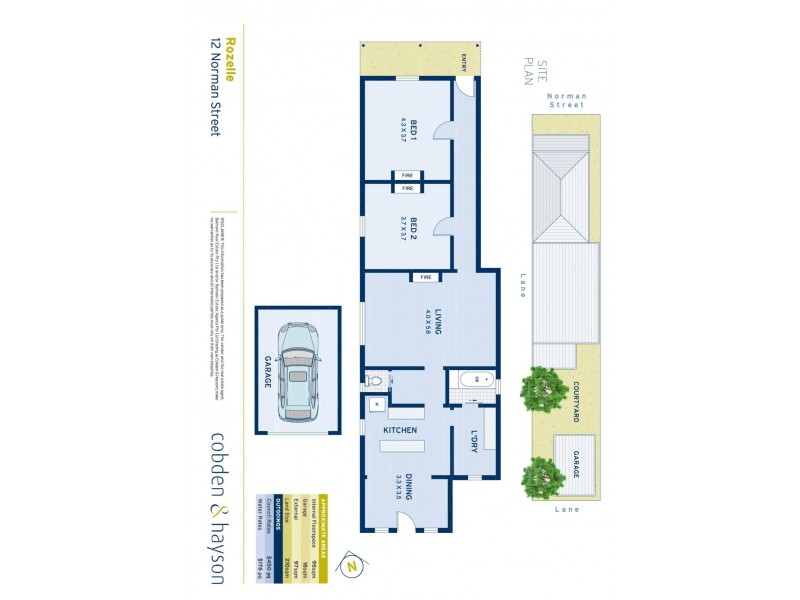 12 Norman Street, Rozelle NSW 2039 Floorplan