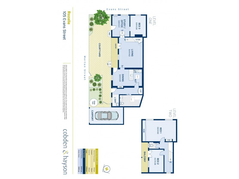 105 Evans Street, Rozelle NSW 2039 Floorplan