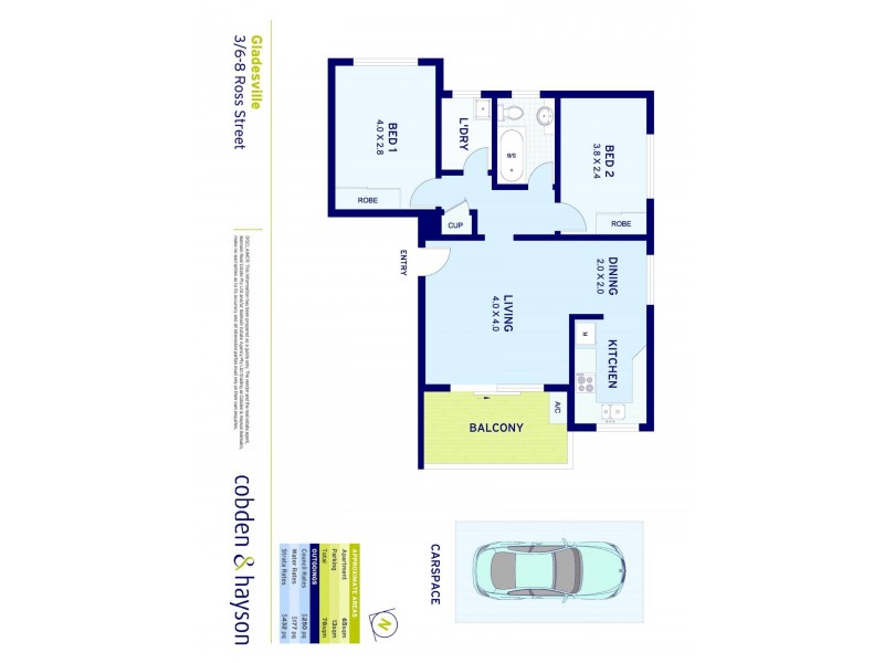 3/6-8 Ross Street, Gladesville NSW 2111 Floorplan