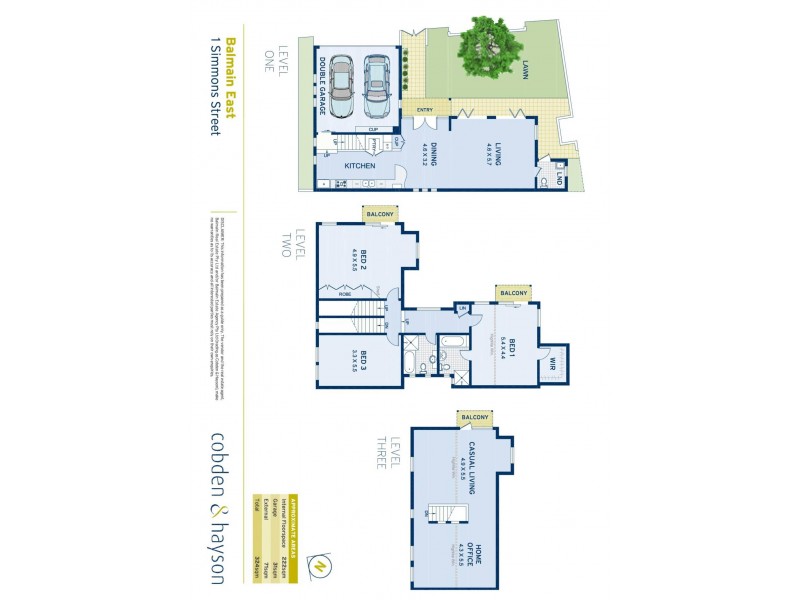 1 Simmons Street, Balmain East NSW 2041 Floorplan