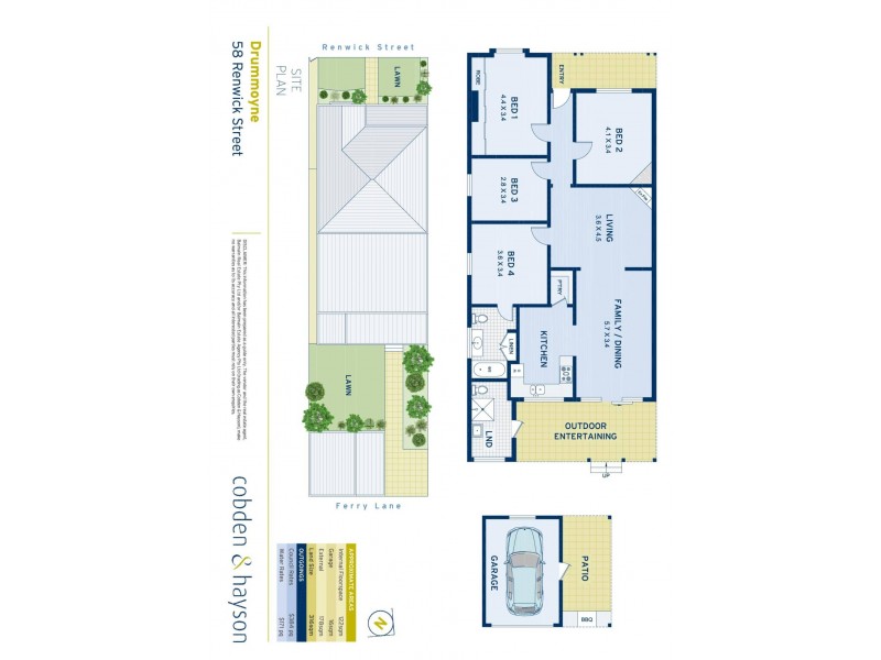 58 Renwick Street, Drummoyne NSW 2047 Floorplan