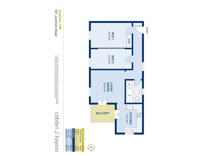 9/1 Junction Road, Summer Hill NSW 2130 Floorplan
