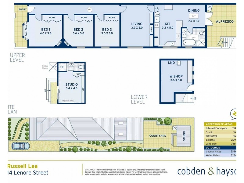 14 Lenore Street, Russell Lea NSW 2046 Floorplan