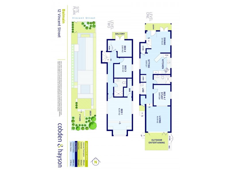 12 Vincent Street, Balmain NSW 2041 Floorplan