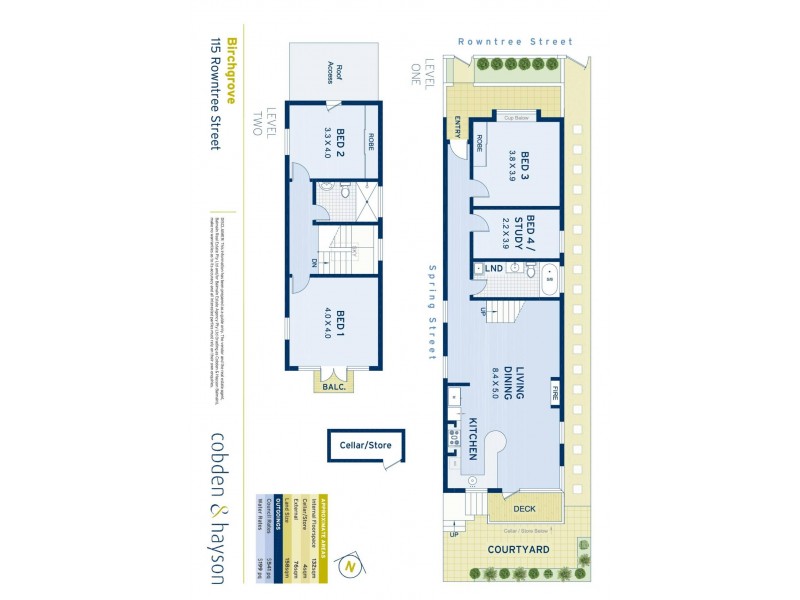 115 Rowntree Street, Birchgrove NSW 2041 Floorplan