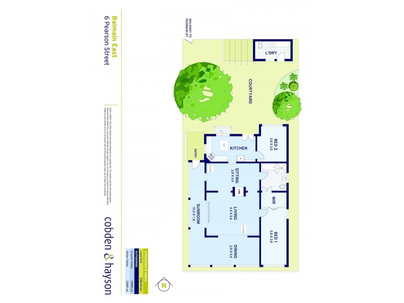 6 Pearson Street, Balmain East NSW 2041 Floorplan