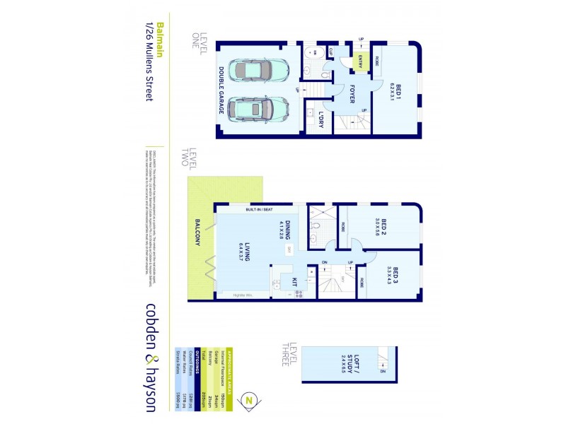 1/26 Mullens Street, Balmain NSW 2041 Floorplan