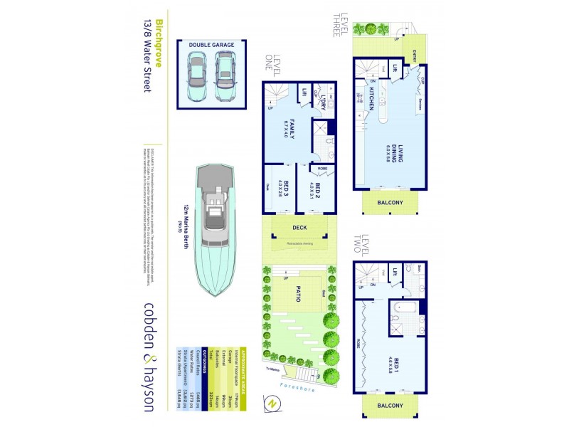 13/8 Water Street, Birchgrove NSW 2041 Floorplan