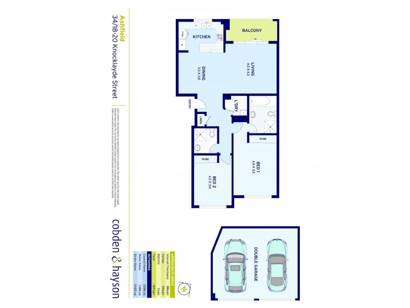 34/18-20 Knocklayde Street, Ashfield NSW 2131 Floorplan