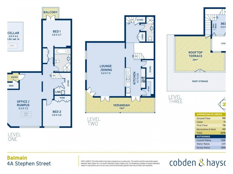 4a Stephen Street, Balmain NSW 2041 Floorplan
