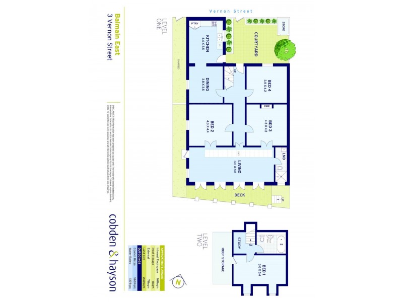 3 Vernon Street, Balmain East NSW 2041 Floorplan