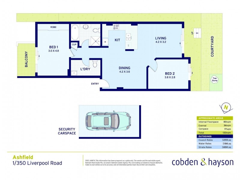 1/350 Liverpool Road, Ashfield NSW 2131 Floorplan