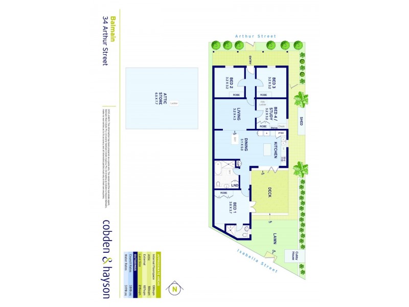 34 Arthur Street, Balmain NSW 2041 Floorplan