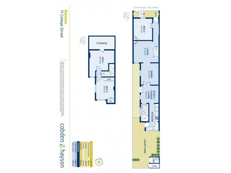 71 College Street, Balmain NSW 2041 Floorplan