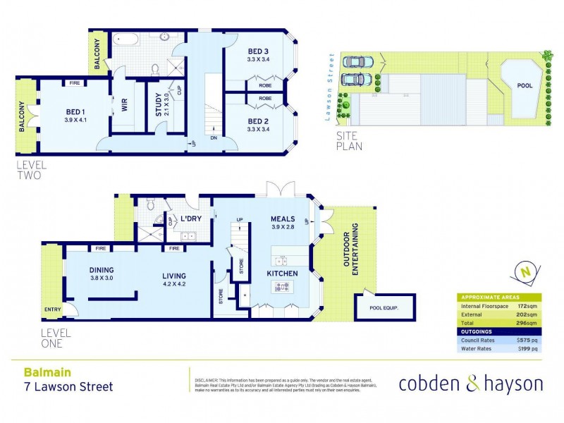 7 Lawson Street, Balmain NSW 2041 Floorplan
