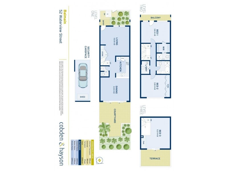 52 Waterview Street, Balmain NSW 2041 Floorplan