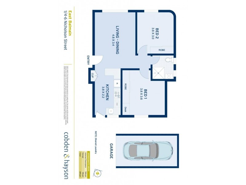 1/4-6 Nicholson Street, Balmain East NSW 2041 Floorplan