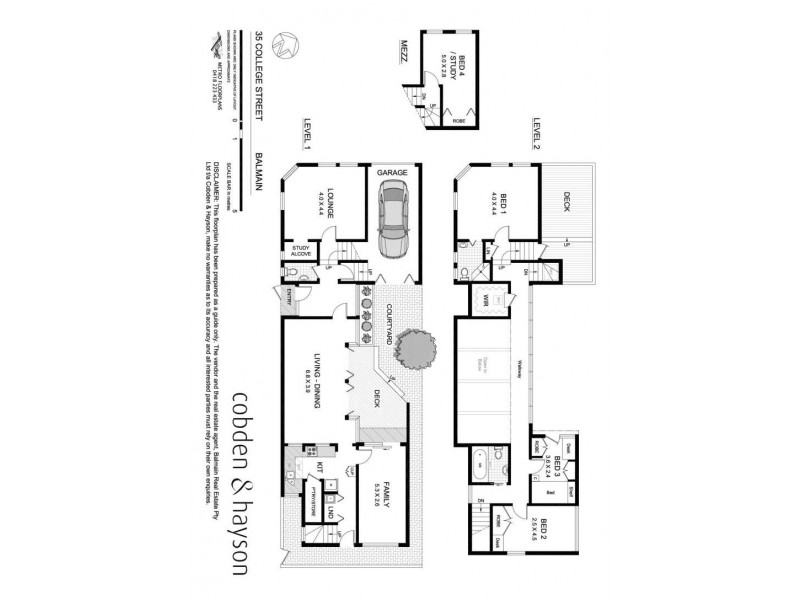 35 College Street, Balmain NSW 2041 Floorplan