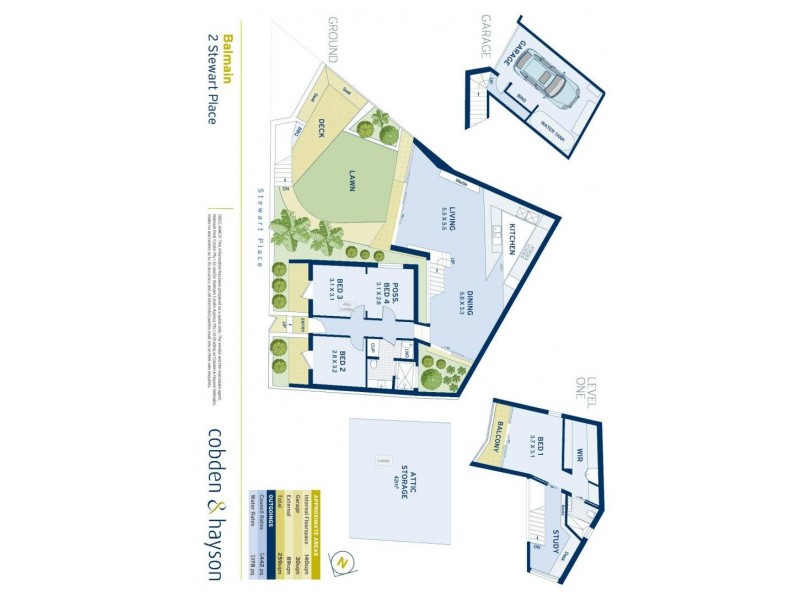 2 Stewart Place, Balmain NSW 2041 Floorplan