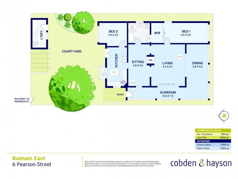 6 Pearson Street, Balmain East NSW 2041 Floorplan