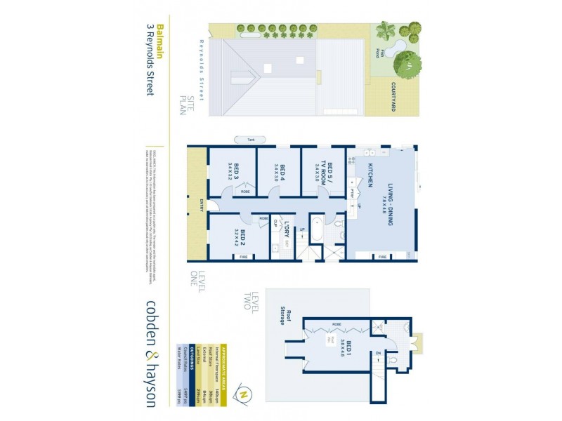 3 Reynolds Street, Balmain NSW 2041 Floorplan