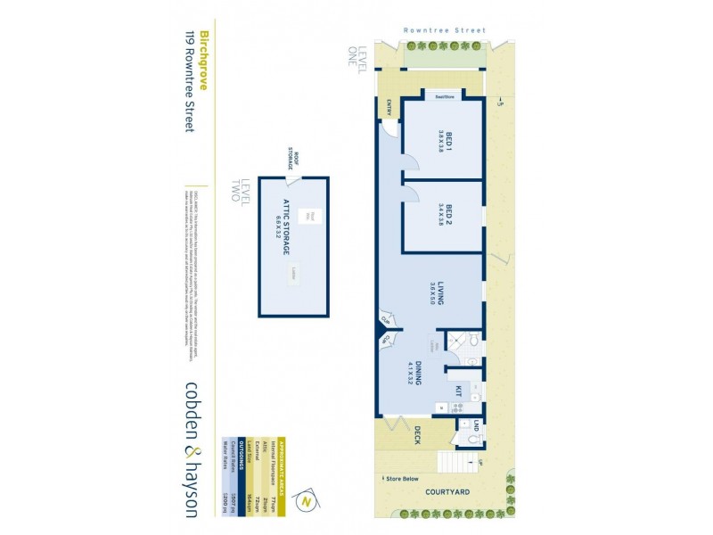 119 Rowntree Street, Birchgrove NSW 2041 Floorplan