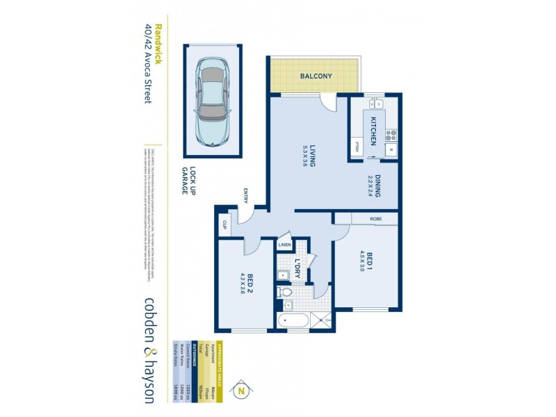 40/42 Avoca Street, Randwick NSW 2031 Floorplan