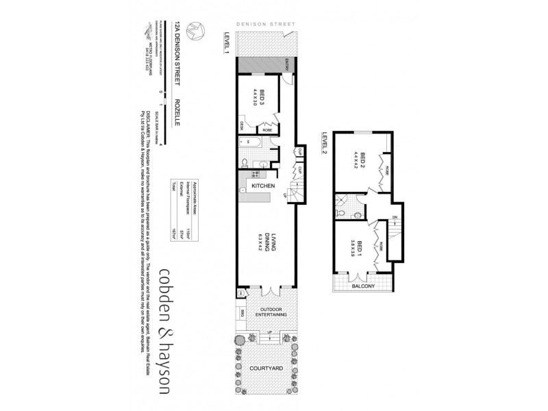 12A Denison Street, Rozelle NSW 2039 Floorplan