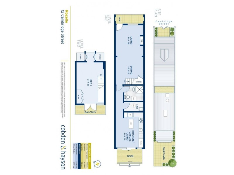 12 Cambridge Street, Rozelle NSW 2039 Floorplan