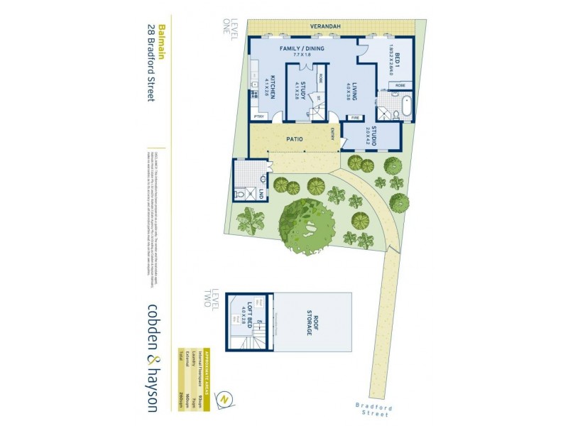 28 Bradford Street, Balmain NSW 2041 Floorplan