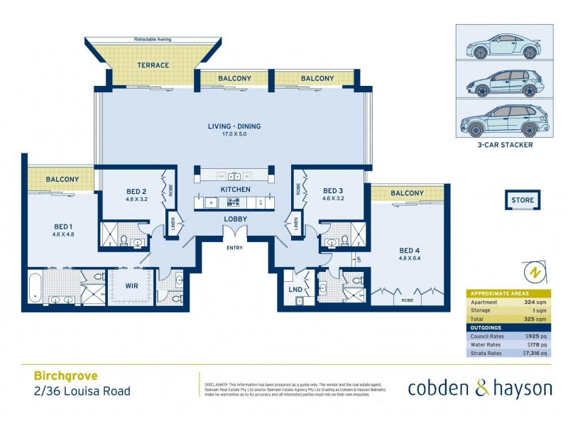 2/36 Louisa Road, Birchgrove NSW 2041 Floorplan